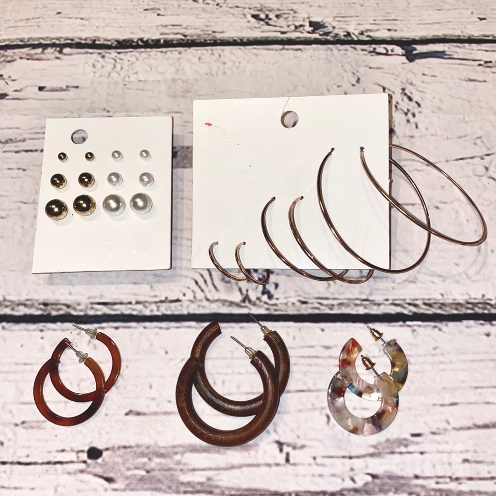 Earring bundle set 12 pairs